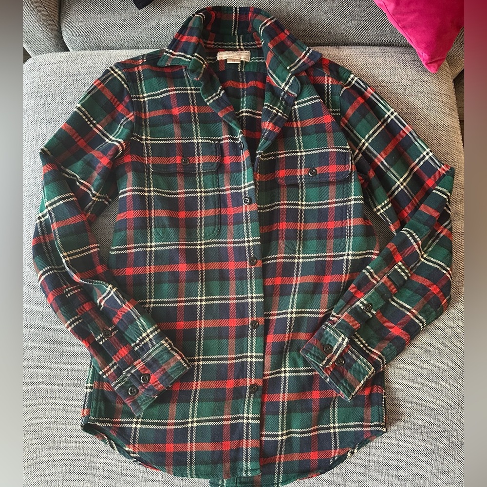 Filson men’s vintage flannel work shirt